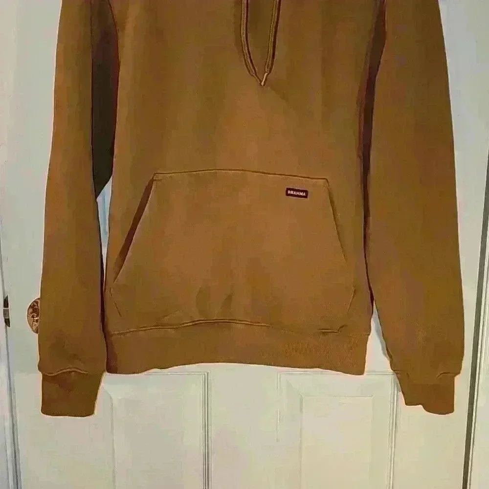 Brahma brown hoodie small 34-36 mens - Picture 3 of 5